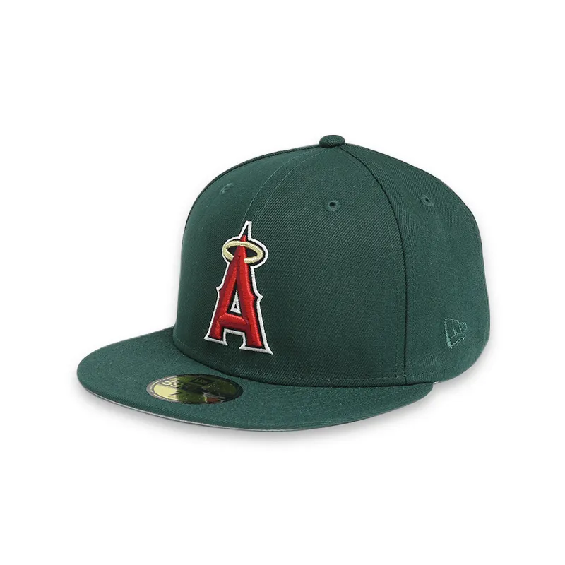 [70685658] Los Angeles Angels 50th Anniversary Green 59FIFTY Men's Fitted Hat