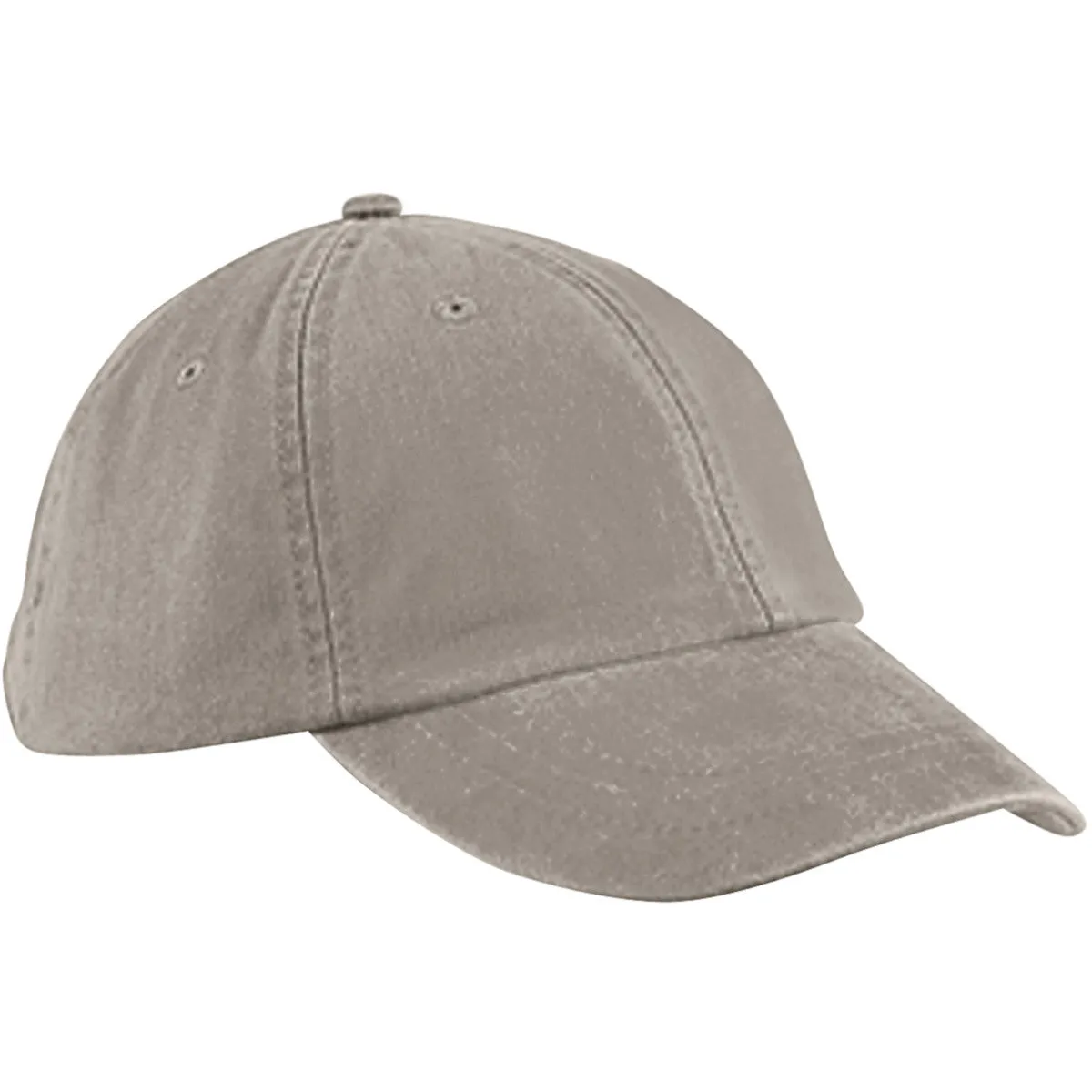 Adams Men's Ivory 6-Panel Low-Profile Washed Pigment-Dyed Cap