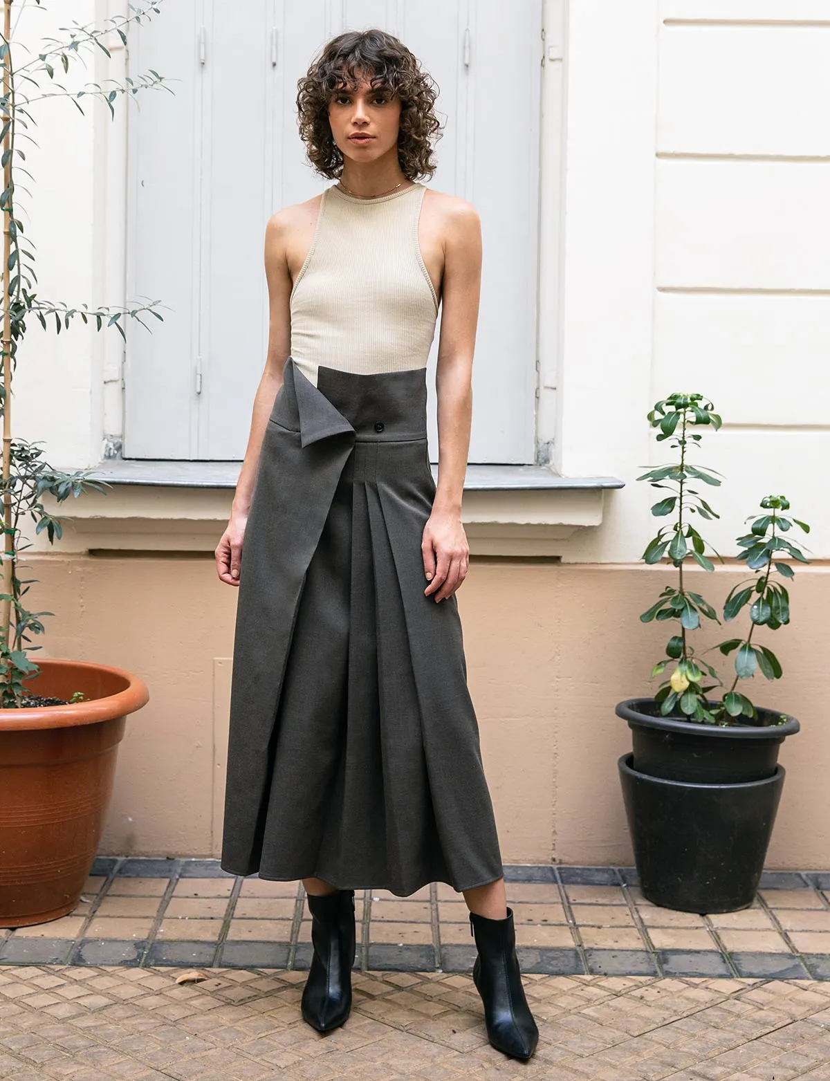 Anais Pleated Skirt