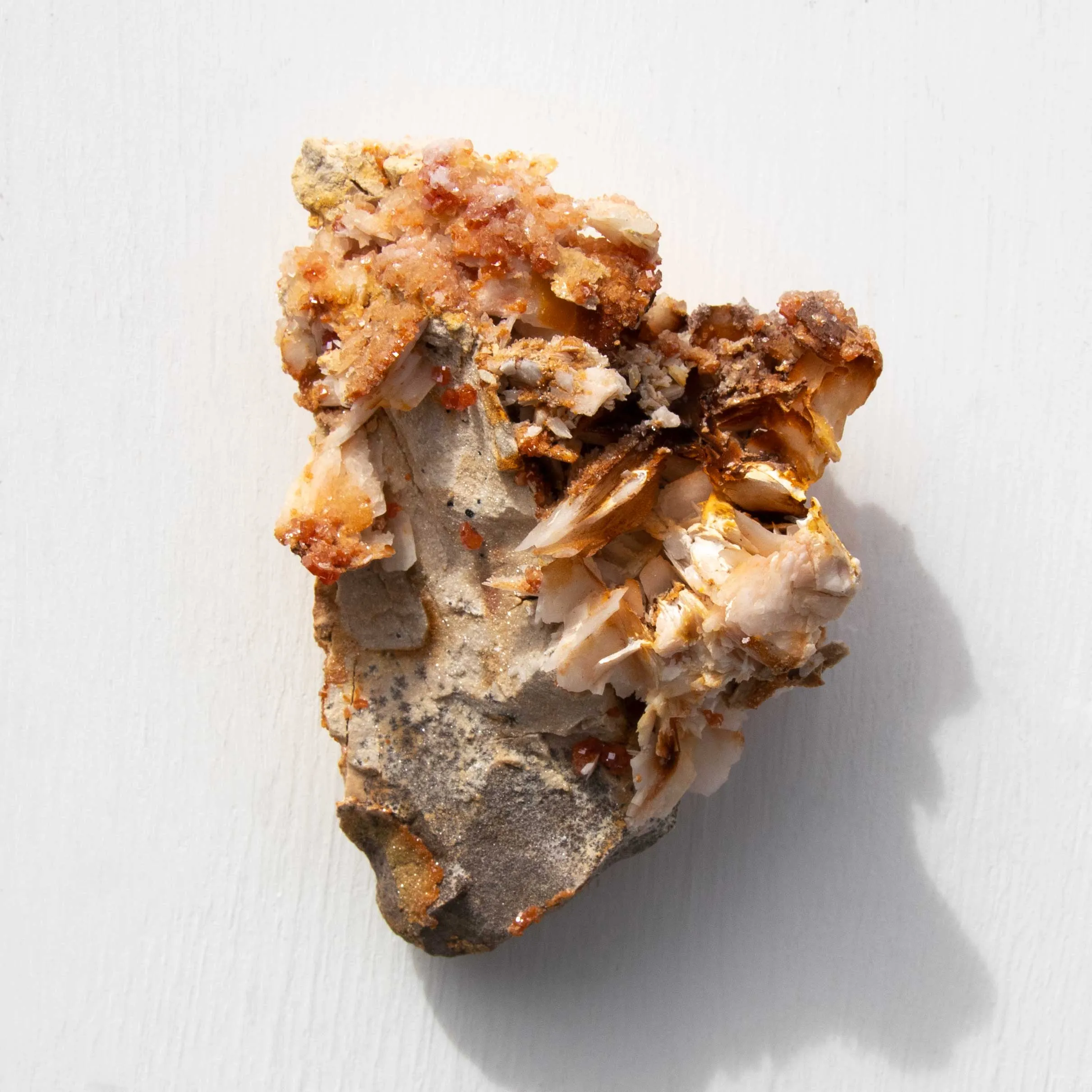 Barite - w/ Vanadinite, Rough