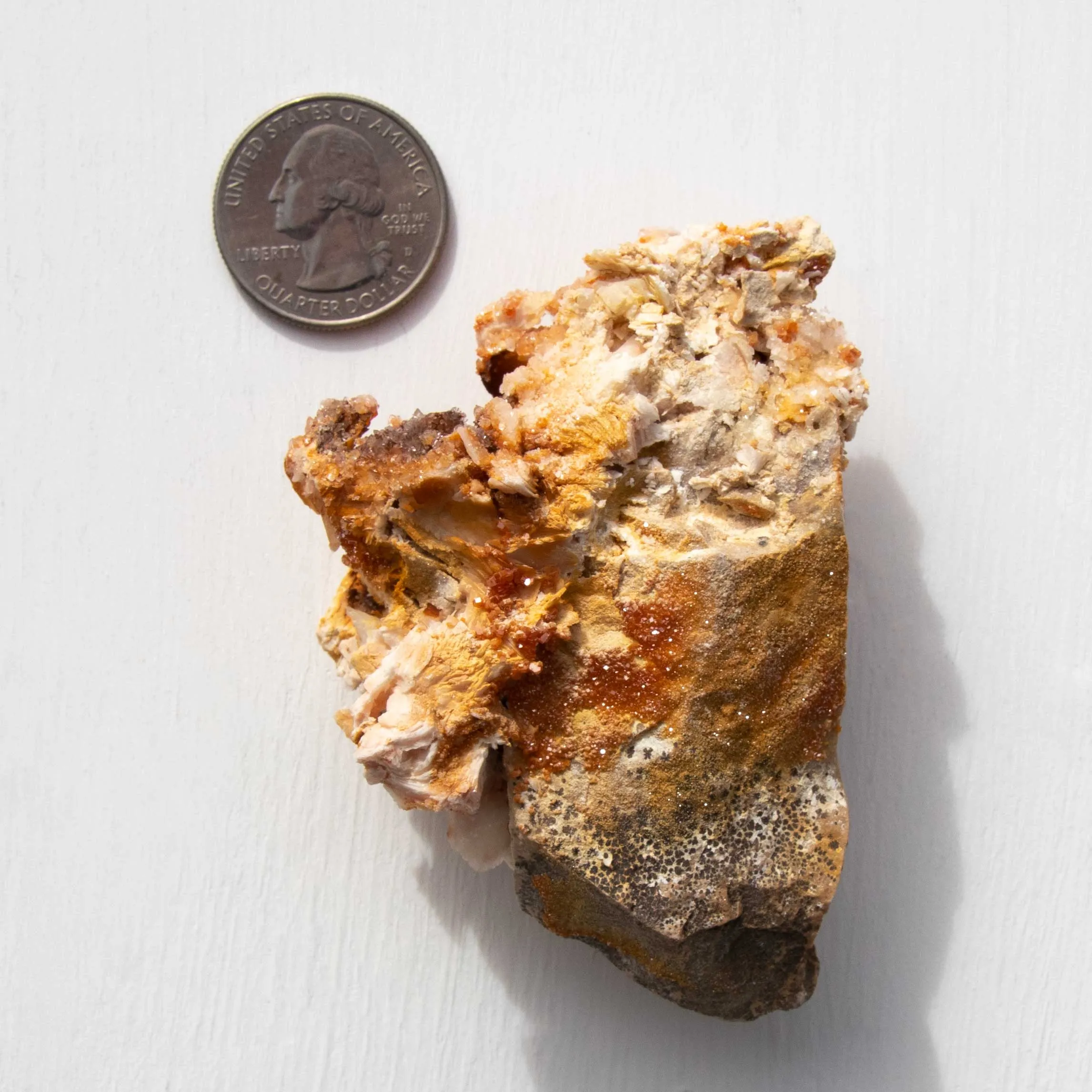 Barite - w/ Vanadinite, Rough