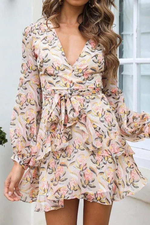 Bloom Dress - Beige