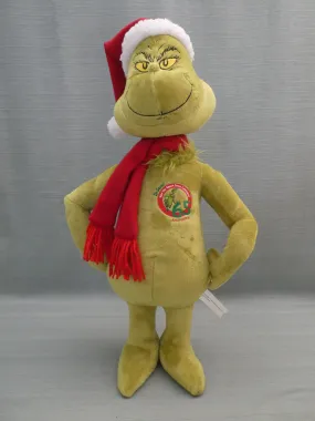 Dr. Seuss Grinch Plush Christmas Doll - Like New!