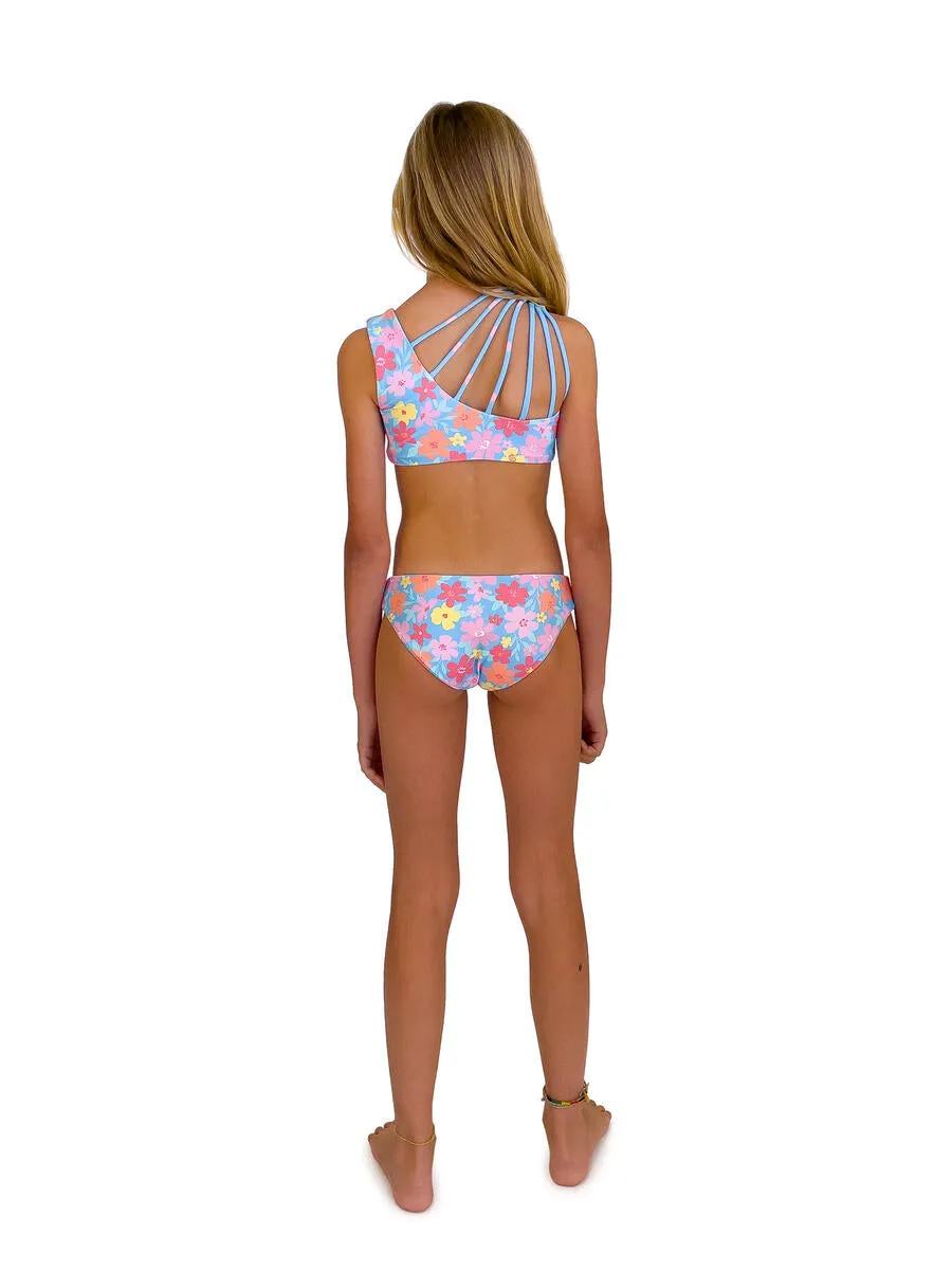 Feather 4 Arrow Summer Sun Reversible Bikini - Blue Grotto