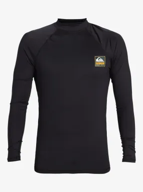 Hawaii Badge UPF 50 Long Sleeve Rashguard - Black