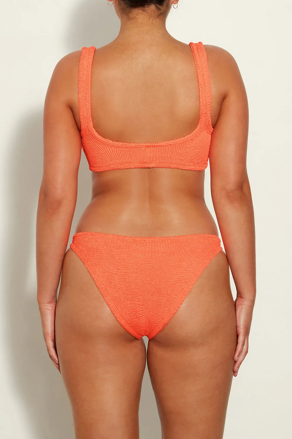 Hunza G Xandra Bikini in Metallic Orange