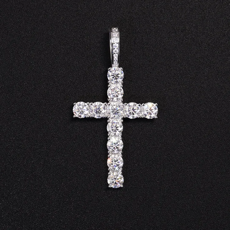 Iced out Cross Pendant