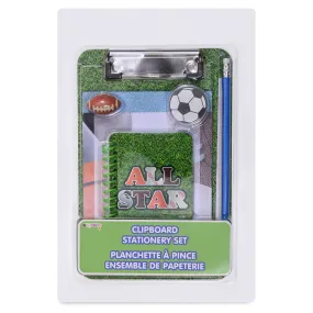 Iscream All Star Clipboard Stationery Set