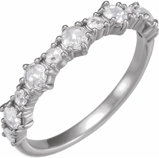 Juliette Round Diamond 1/2 Eternity 1/2 CTW Anniversary Band