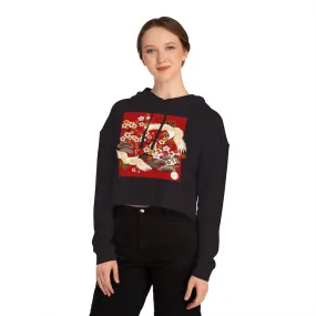 Kenzo Crane Cropped Hoodie