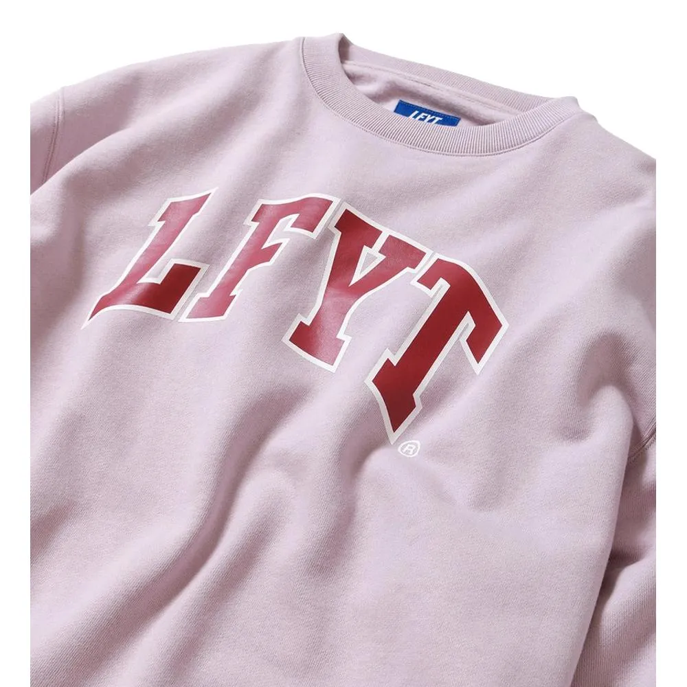 LAFAYETTE LFYT ARCH LOGO CREWNECK SWEATSHIRT-PURPLE