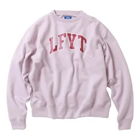 LAFAYETTE LFYT ARCH LOGO CREWNECK SWEATSHIRT-PURPLE