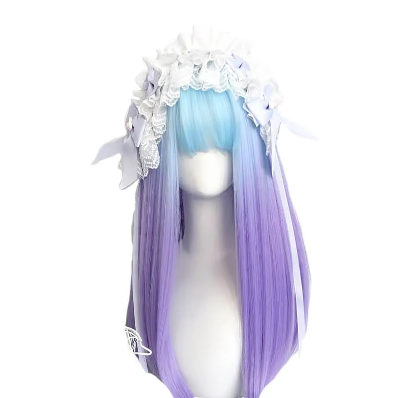 LOLITA DREAM GRADIENT BLUE PURPLE STRAIGHT WIG BY90140