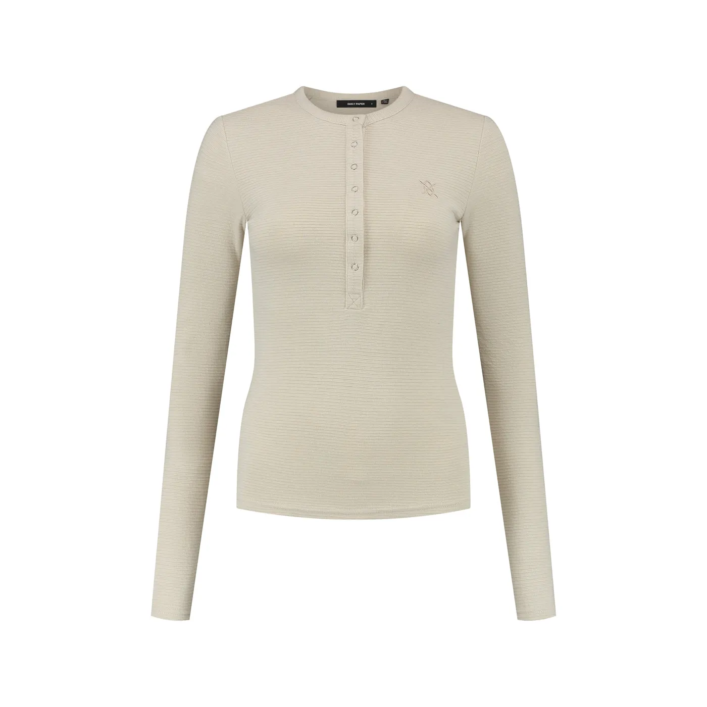 Moonstruck Beige Denise Button Longsleeve