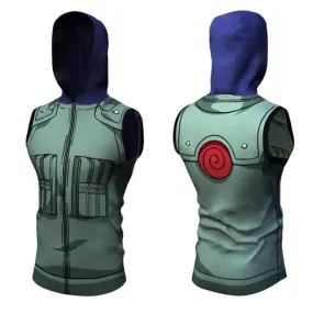 Naruto Compression 'Kakashi' Hooded Tank Top