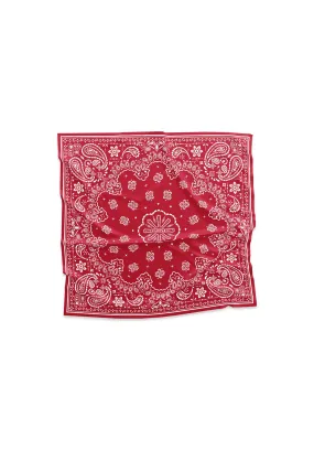 Purple Brand Printed Cotton Bandana Red