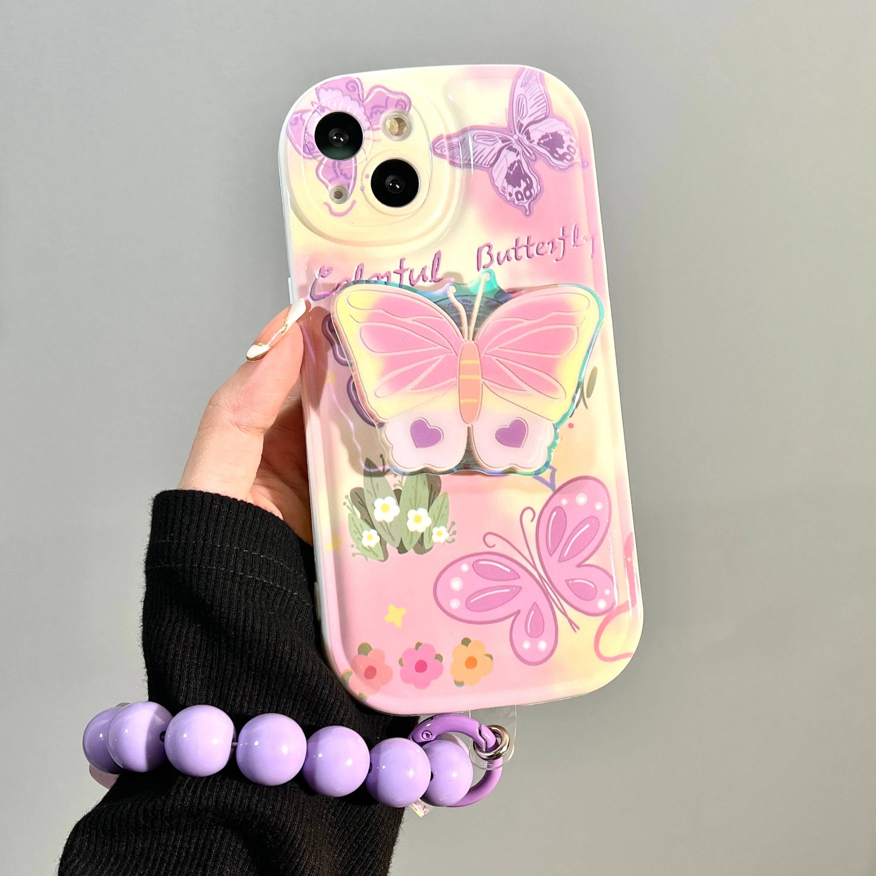 Purple Butterfly Phone Case