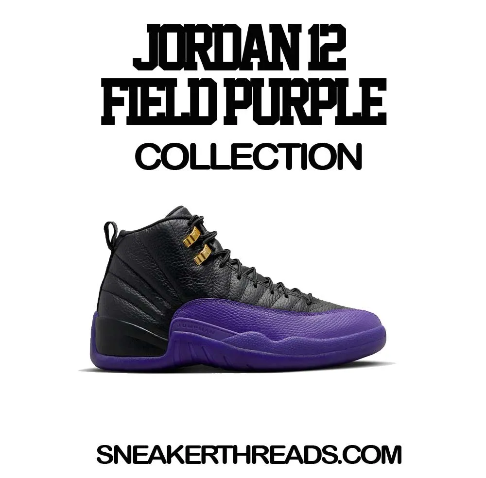 Retro 12 Field Purple ST Crown Shirt