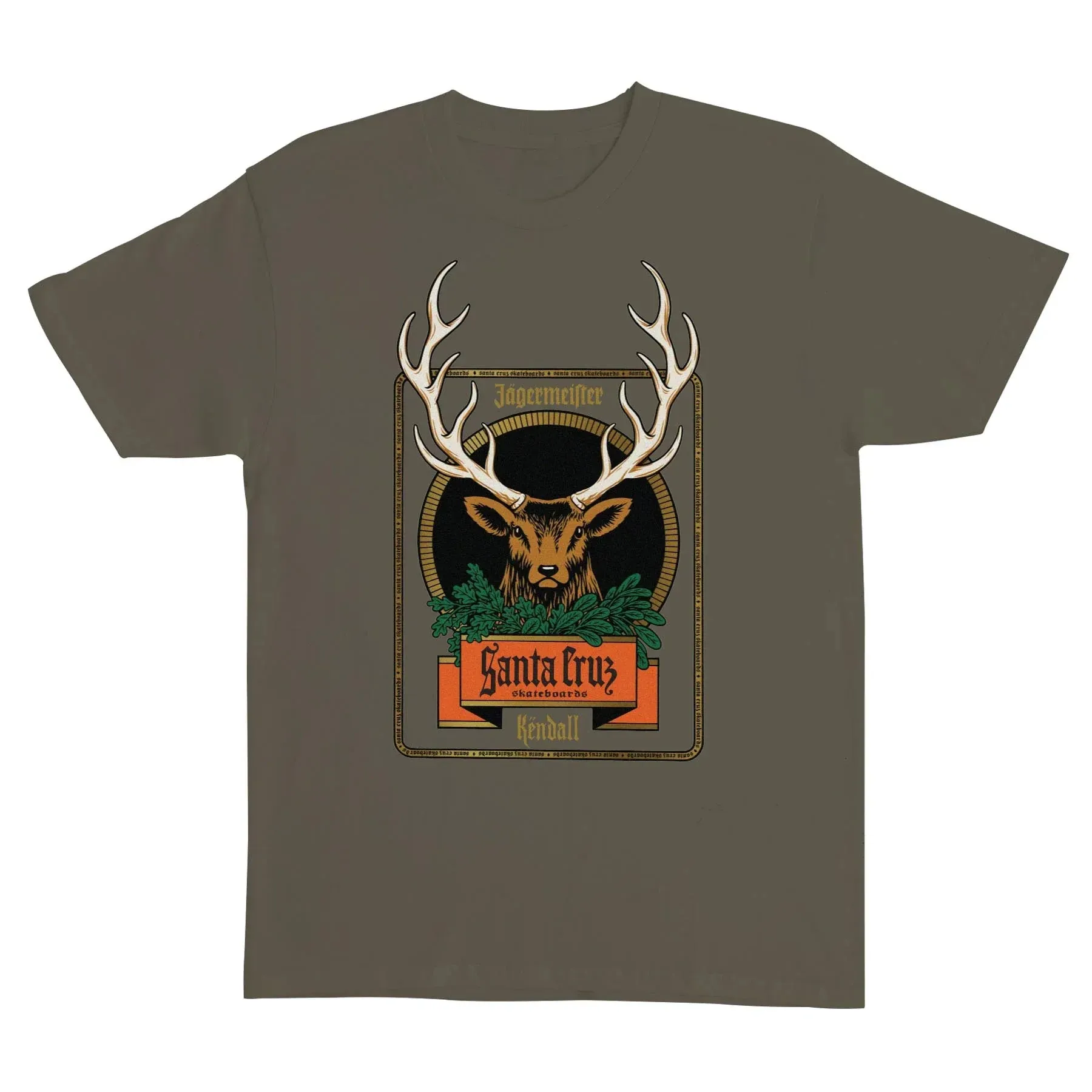 SANTA CRUZ Jgermeister Kendall Deer Mens Graphic T-Shirt