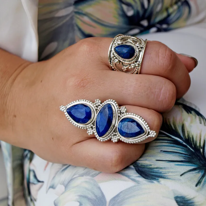 Sunil Lapis Lazuli Gypsy Ring