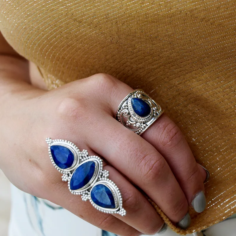 Sunil Lapis Lazuli Gypsy Ring