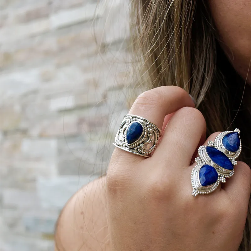 Sunil Lapis Lazuli Gypsy Ring