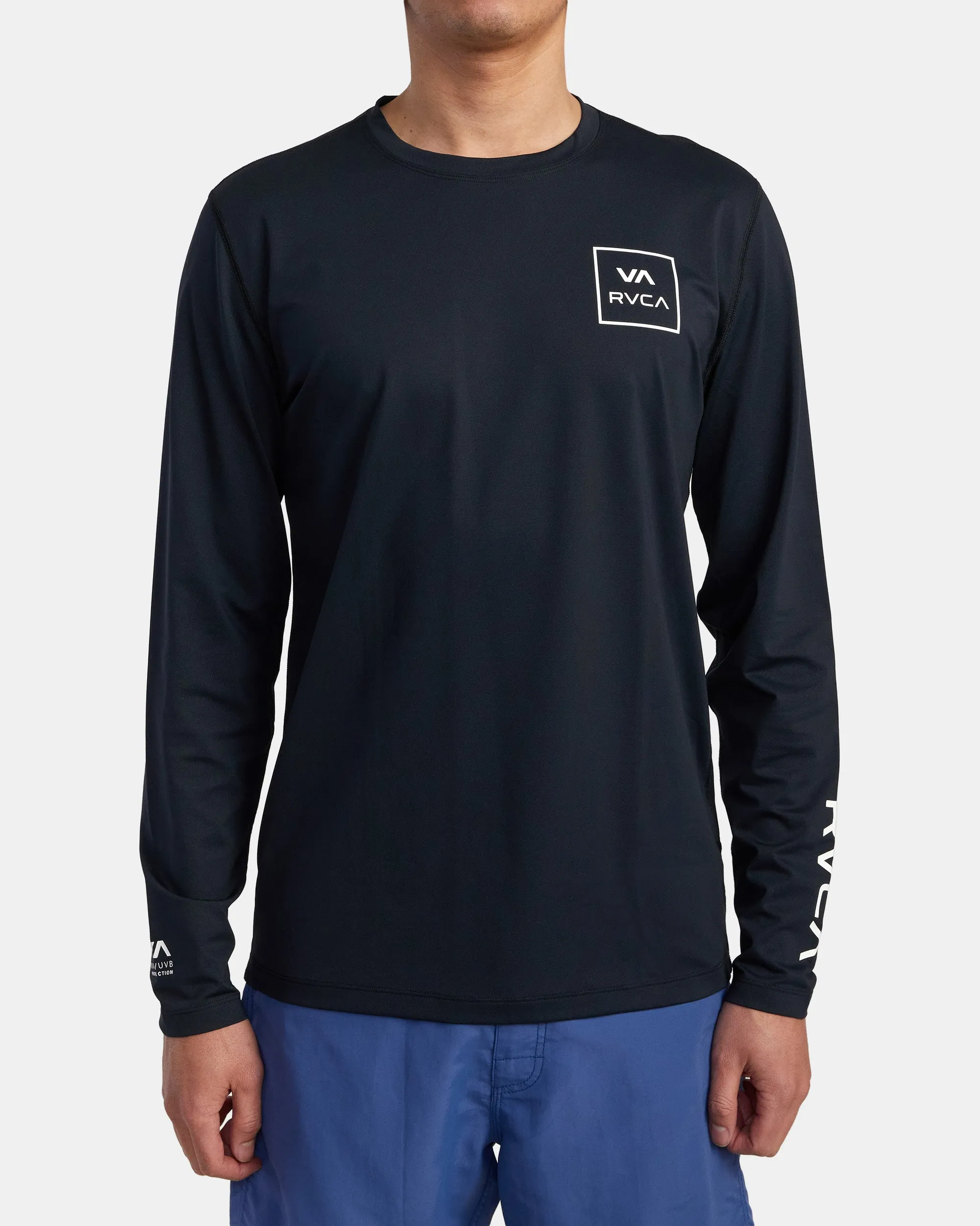 Surf Shirt Long Sleeve Surf Tee - Black