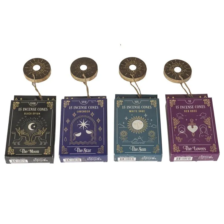 Tarot Incense Cones with Burner