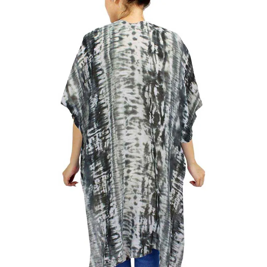 Tie Dye Cover Up Kimono Poncho