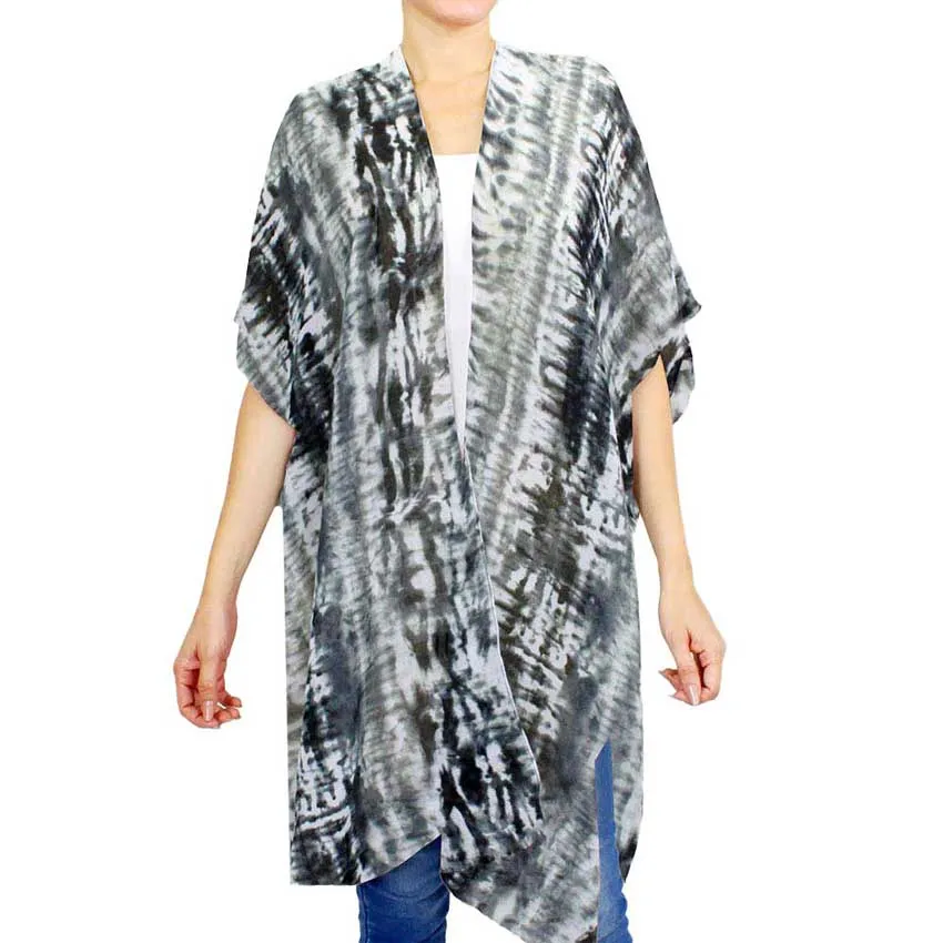 Tie Dye Cover Up Kimono Poncho