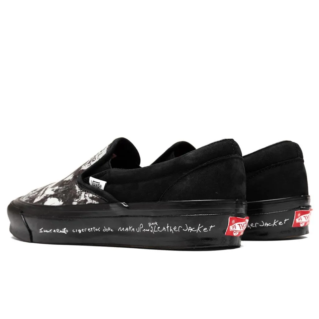 Vans x Jim Goldberg Classic Slip On - Black Wall