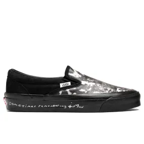 Vans x Jim Goldberg Classic Slip On - Black Wall