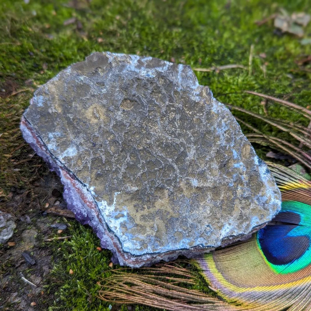 Vibrant Purple Amethyst Crystal Cluster ~ Positive Energy and Emotional Balance