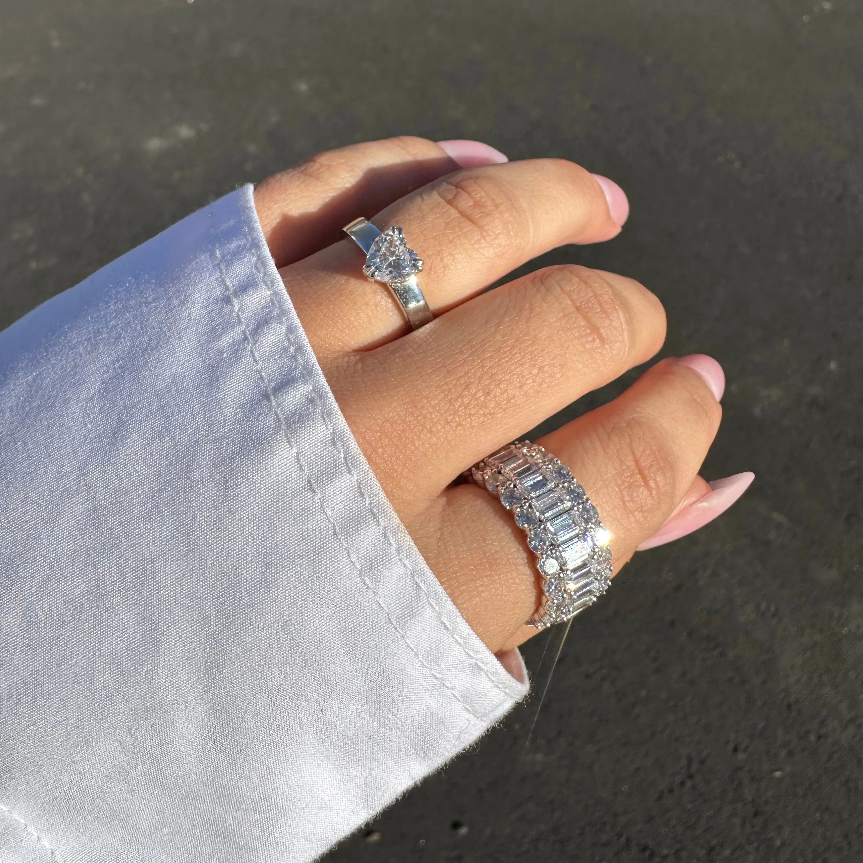 VICKY MOISSANITE RING