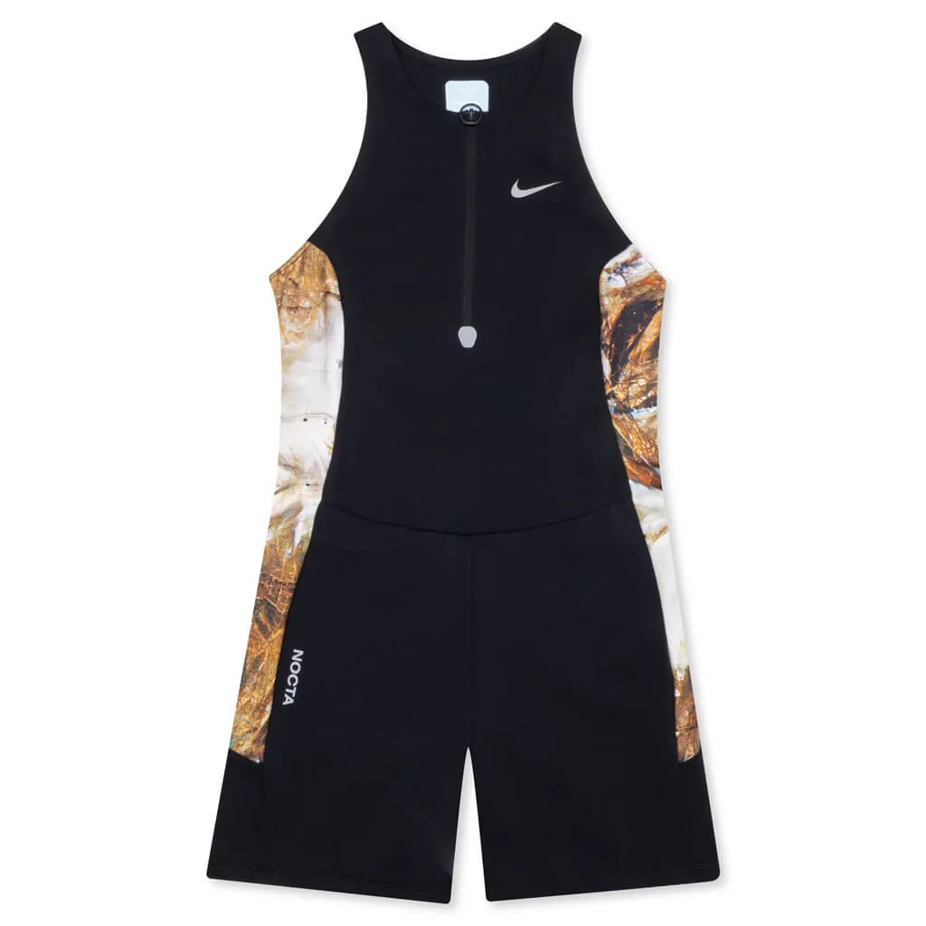 Women's NRG Nocta Run Unitard - Black/Baroque Brown