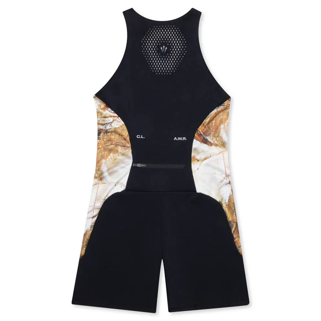 Women's NRG Nocta Run Unitard - Black/Baroque Brown