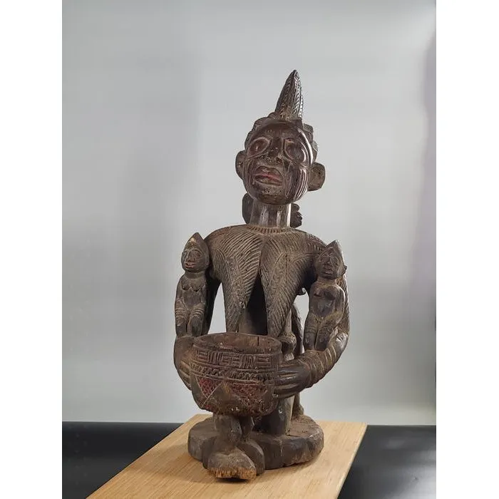 Yoruba Ifa Divination Cup Carrier, Nigeria #