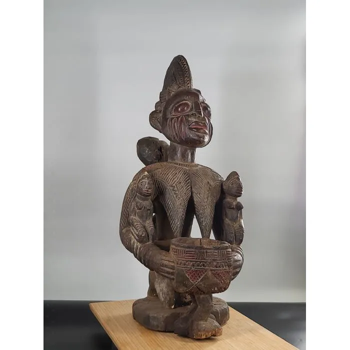 Yoruba Ifa Divination Cup Carrier, Nigeria #